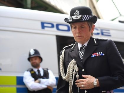 LONDON, ENGLAND - JUNE 03: Cressida Dick, Commissioner of the Metropolitan Police Service arrives at Southwark Cathedral to attend the first anniversary of the London Bridge terror attack on June 3, 2018 in London, England. The anniversary will be marked by a service at Southwark Cathedral to honour the emergency …