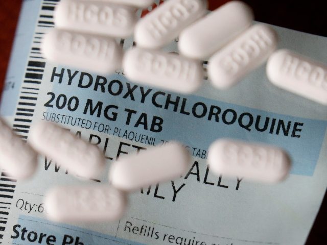 This Monday, April 6, 2020, photo shows an arrangement of Hydroxychloroquine pills in Las Vegas. President Donald Trump and his administration are keeping up their out-sized promotion of the anti-malaria drug not yet officially approved for fighting the new coronavirus, but scientists say more testing is needed before it's proven …