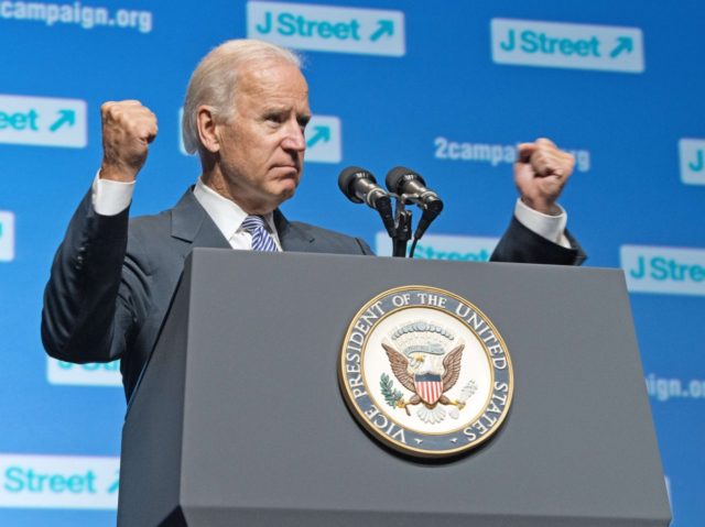 Joe Biden at J Street (Ron Sachs - Pool / Getty)
