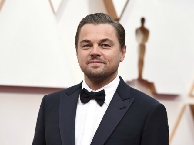 FILE - In this Feb. 9, 2020, file photo, Leonardo DiCaprio arrives at the Oscars in Los An