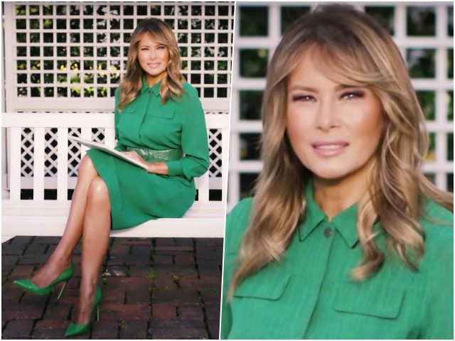 First Lady Melania Trump wished all Americans a happy Easter …