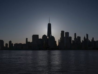 New York City skyline at sunrise (Johannes Eisele / AFP / Getty)