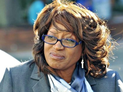 File photo of former U.S. Rep. Corrine Brown walking to the federal courthouse in Jacksonv