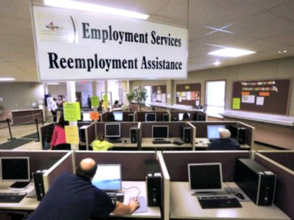 FILE - This Thursday, Sept. 29, 2016, file photo, shows the Illinois Department of Employm