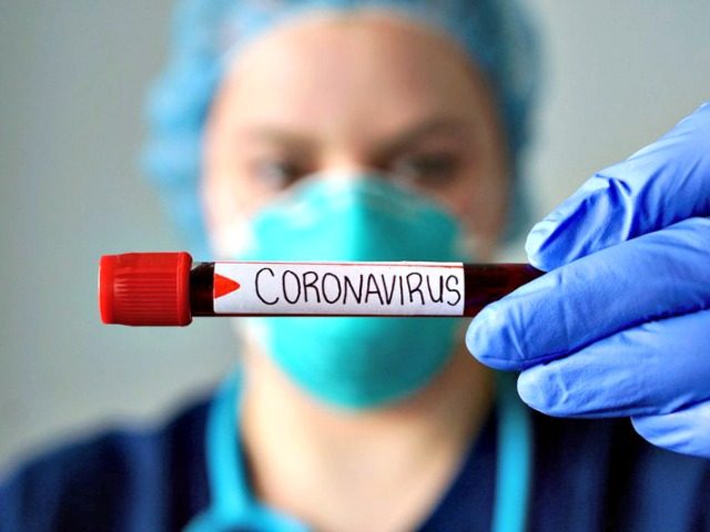 vial of blood-coronavirus Test