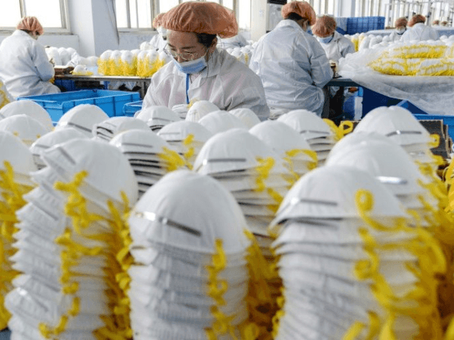 China exported 3.86 billion masks and almost 40 million pieces of protective clothing since March 1