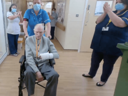 Albert Chambers, who will be 100 in July, fought off coronavirus, with help from the team