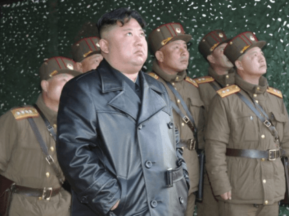 In this photo provided by the North Korean government, North Korean leader Kim Jong Un inspects military exercise at an undisclosed location in North Korea on Saturday, March 21, 2020. Independent journalists were not given access to cover the event depicted in this image distributed by the North Korean government. …