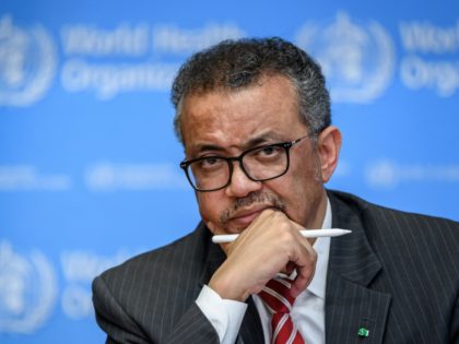 World Health Organization (WHO) Director-General Tedros Adhanom Ghebreyesus attends a daily press briefing on COVID-19, the disease caused by the novel coronavirus, at the WHO heardquaters in Geneva on March 11, 2020. - WHO Director-General Tedros Adhanom Ghebreyesus announced on March 11, 2020, that the new coronavirus outbreak can now …