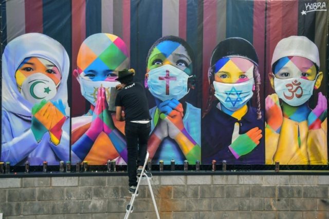 Muralist Kobra finds inspiration in confinement Breitbart