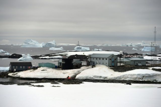 The Vernadsky research base on on Galindez Island, Antarctica, where Yuriy Otruba and his team will spend the next year © AFP/File EITAN ABRAMOVICH