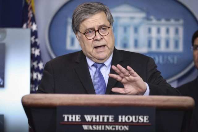 AG Barr expedites release of federal inmates vulnerable to coronavirus