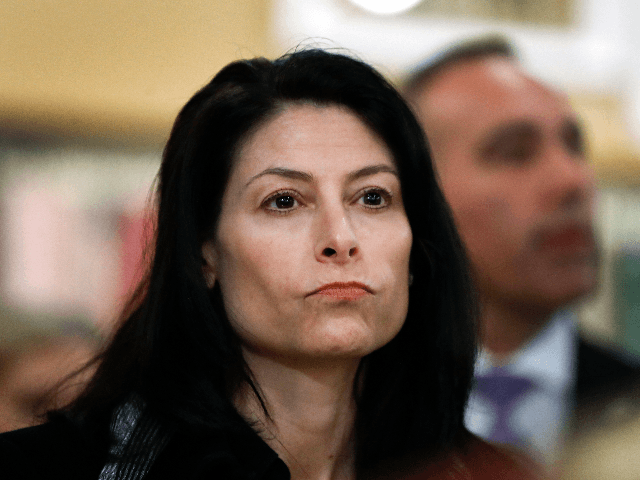 In this March 18, 2019, file photo, Michigan Attorney General Dana Nessel attends an event