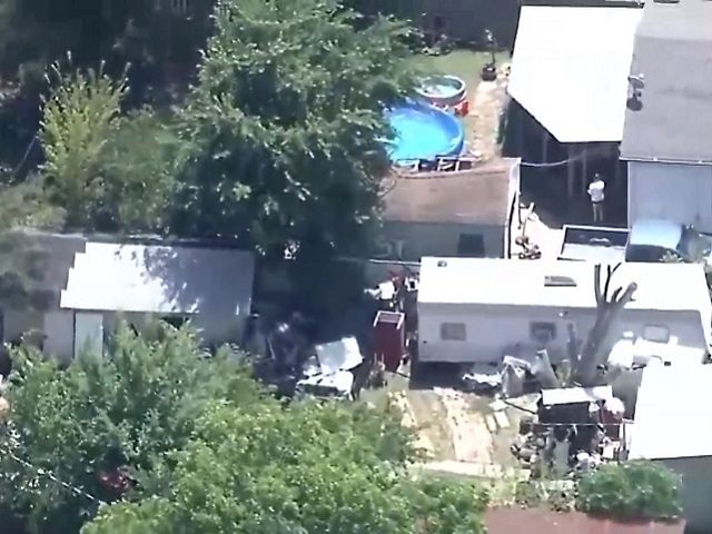 Dallas police find boy tied up and locked in a shed. (CBSDFW Video Screenshot)
