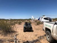 CBP Aircrew rescues a group of migrants who became dehydrated in the Arizona desert. (Photo: U.S. Border Patrol/Yuma Sector)