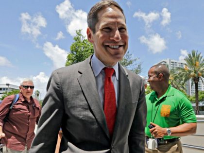 Centers for Disease Control and Prevention Director Dr. Tom Frieden arrives at the Florida Department of Health in Miami-Dade County, Thursday, Aug. 4, 2016, in Miami. The CDC has warned expectant mothers to steer clear of the city's Wynwood neighborhood, where at least 15 people are believed to have been …
