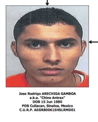 Jose Rodrigo “El Chino Antrax” Arechiga Gamboa - US Treasury Photo