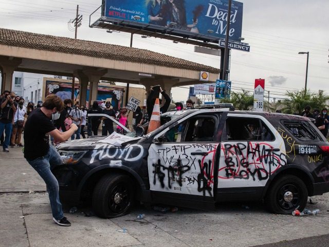 George Floyd Protests Police Car Getty