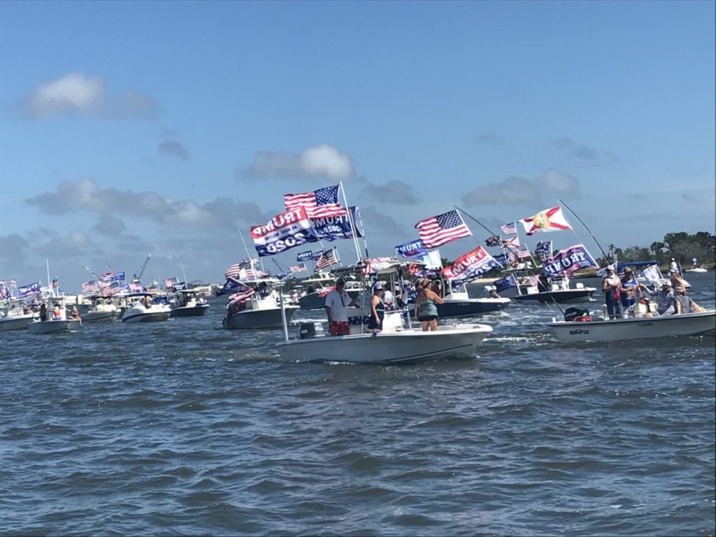 Florida Boat Parade For Trump