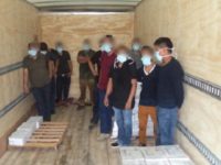 Laredo North Station Border Patrol agents assigned to the Interstate 35 immigration checkpoint find a group of migrants locked in a box truck over the Memorial Day weekend. (Photo: U.S. Border Patrol/Laredo Sector)