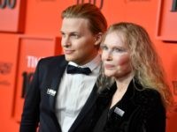 TOPSHOT - Actress Mia Farrow and her son journalist Ronan Farrow arrive on the red carpet for the Time 100 Gala at the Lincoln Center in New York on April 23, 2019. (Photo by ANGELA WEISS / AFP) (Photo credit should read ANGELA WEISS/AFP via Getty Images)