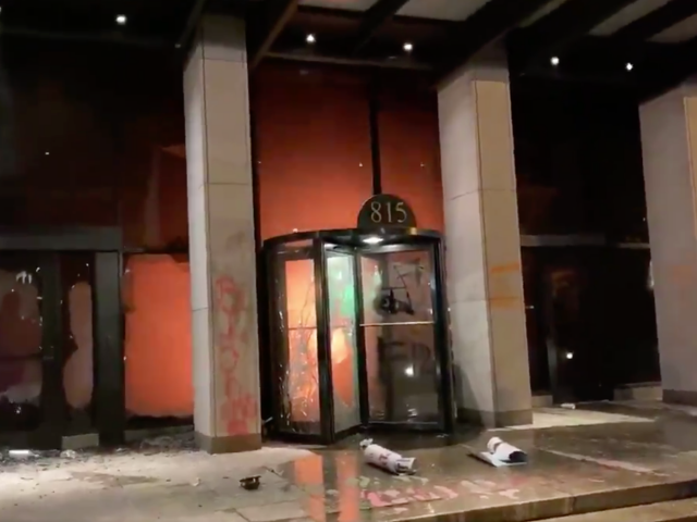 Watch: Rioters in Washington, D.C. Set Fire to AFL-CIO Union Offices