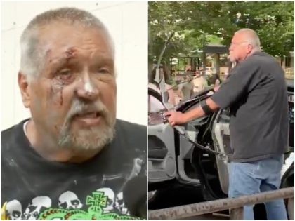 Rioters in Salt Lake City, Utah, beat a man, flipped …