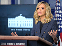 White House press secretary Kayleigh McEnany speaks during a press briefing at the White House, Tuesday, May 12, 2020, in Washington. (AP Photo/Evan Vucci)