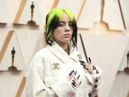 Billie Eilish arrives at the Oscars on Sunday, Feb. 9, 2020, at the Dolby Theatre in Los A