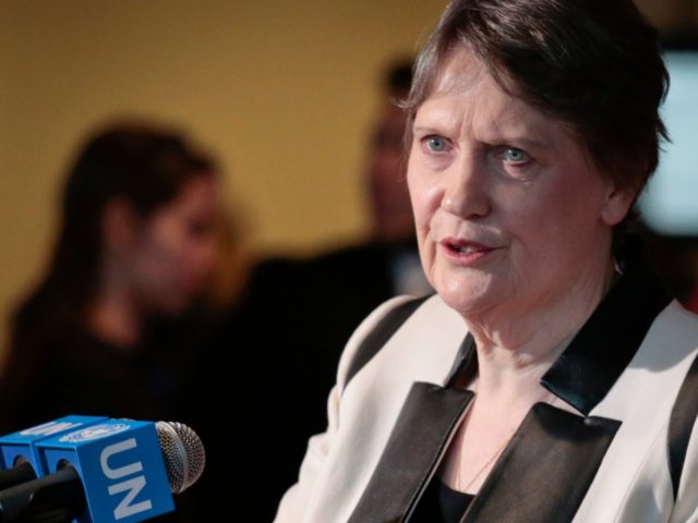 Former New Zealand Prime Minister Helen Clark, who heads the U.N. Development Program, spe