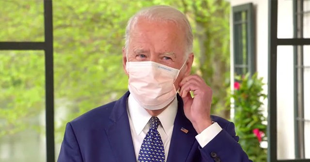 Biden Blasts Trump for Not Wearing Mask