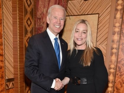 NEW YORK, NY - APRIL 18: Former U.S. Vice President Joe Biden and Actor Piper Perabo attend the Biden Courage Awards Presented by It's On Us at the Russian Tea Room on April 18, 2018 in New York City. (Photo by Theo Wargo/Getty Images for It's On Us)