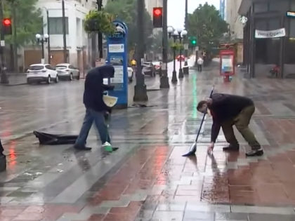 Volunteers Clean Up Downtown Seattle After Riots, Looting