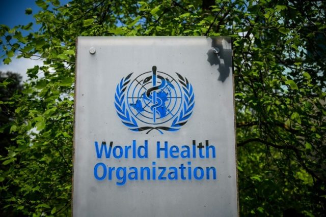 The World Health Organization (WHO) is "assured that this virus is natural in origin" © AFP/File Fabrice COFFRINI