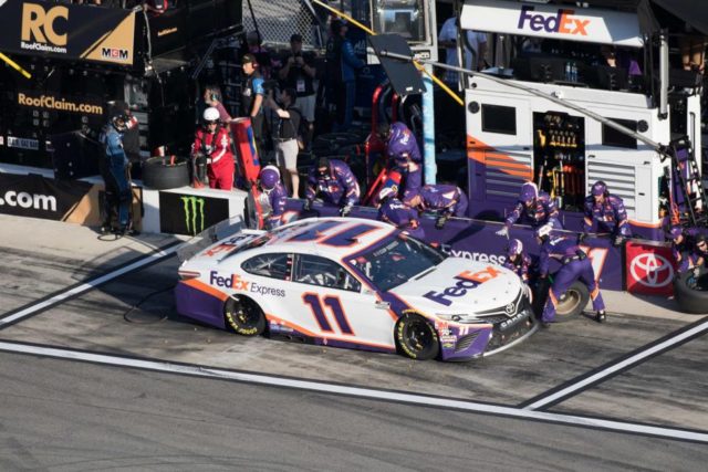 NASCAR: Denny Hamlin wins, Kyle Busch takes out Chase Elliott at Darlington