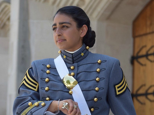 A young woman made history Saturday as the first observant Sikh to graduate from the United States Military Academy West Point in New York.