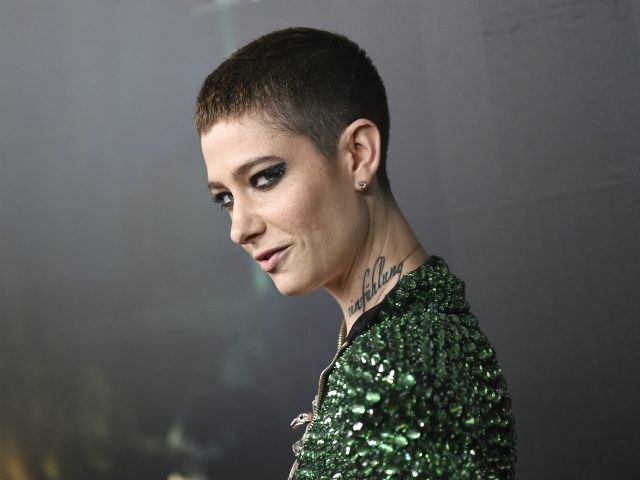 Actor Asia Kate Dillon attends the world premiere of "John Wick: Chapter 3 - Parabell