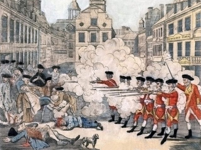 Boston Massacre (Paul Revere / Wikimedia Commons)