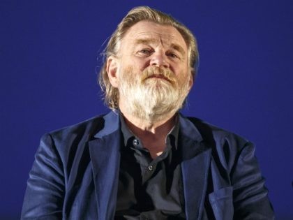 HOLLYWOOD, CA - APRIL 15: Actor Brendan Gleeson on stage at a FYC Screening of Mr. Mercedes at Hollywood Forever on April 15, 2018 in Hollywood, California. (Photo by Rich Polk/Getty Images for AUDIENCE Network)