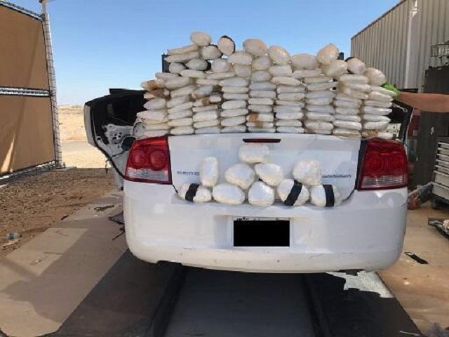 El Centro Sector Border Patrol agents seize 114 pounds of methamphetamine at an interior i