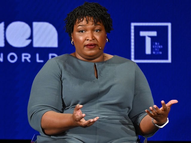 NEW YORK, NEW YORK - APRIL 11: Fair Fight Founder Stacey Abrams speaks onstage during the 10th Anniversary Summit of Women Worldwide - Day 2 at the David H. Koch Theater at Lincoln Center on April 11, 2019 At New York.  (Photo by Mike Coppola/Getty Images)