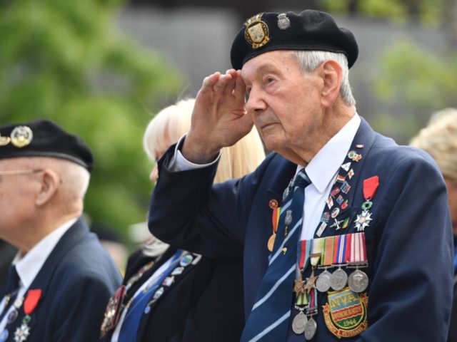 ALREWAS, STAFFORDSHIRE - JUNE 06: Veterans attend a commemoration service at The National
