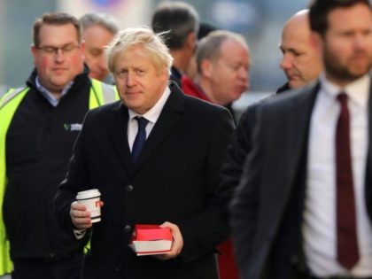 LONDON, ENGLAND - NOVEMBER 30: British Prime Minister Boris Johnson visits the scene of yesterday's London Bridge stabbing attack on November 30, 2019 in London, England. A man and a woman were killed and three seriously injured in a stabbing attack at London Bridge during which the suspect was shot …
