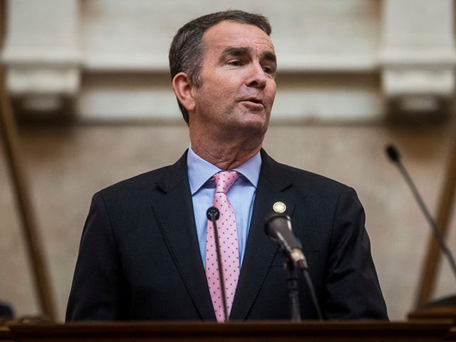 RICHMOND, VA - JANUARY 08: Gov. Ralph Northam delivers the State of the Commonwealth addre