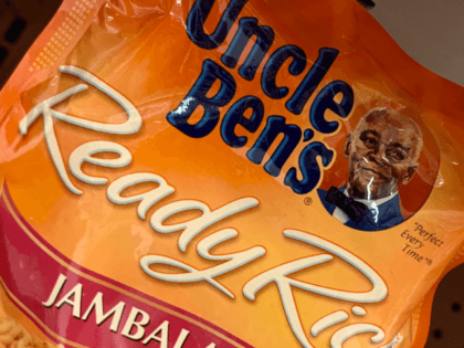 A bag of Uncle Ben's rice is seen on a store shelf on June 17, 2020 in Washington,DC. - Amid nationwide protests against racism, major US food companies on June 17, 2020 said they would change the Aunt Jemima and Uncle Ben's brands, both of which feature African American mascots. …