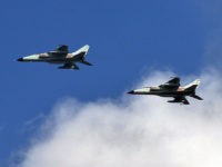 This photo taken on October 23, 2013 shows Chinese People's Liberation Army (PLA) fighter jets leaving their base in Shanghai. Beijing's behaviour in its row with Tokyo over disputed islands is jeopardising peace, Japan's defence minister said on October 29, days after China warned a reported plan to shoot down …