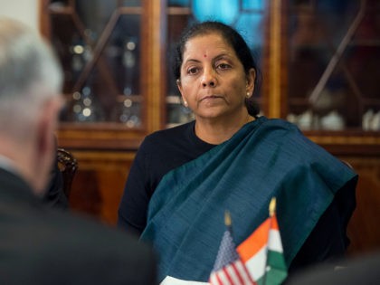 India Finance Minister Nirmala Sitharaman