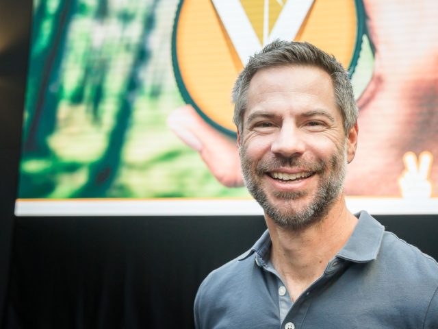 Michael Shellenberger pictured during the second 'V-Day' of conservative Flemish nationalist party N-VA to present their priorities regarding energy and ecology for the upcoming elections, in Gent, Saturday 23 February 2019. Next 26 May, Belgium will vote for European, Federal and Regional parliaments. BELGA PHOTO JAMES ARTHUR GEKIERE (Photo credit …