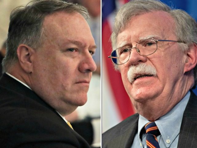 Mike Pompeo and John Bolton