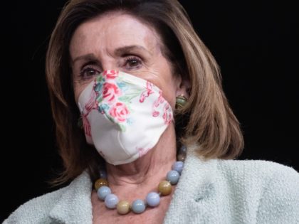 Nancy Pelosi mask (Saul Loeb / AFP / Getty)